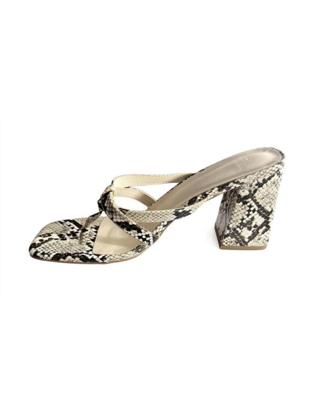 Halston Mash Snake Print Heel Women size 11 New In Box